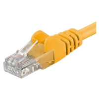 PremiumCord Patch kabel UTP RJ45-RJ45 CAT6 7m žlutá