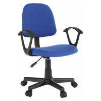 TEMPO KONDELA Kancelářská židle TAMSON modro-černá