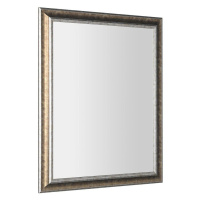 SAPHO AMBIENTE zrcadlo v dřevěném rámu 720x920mm, bronzová patina NL700