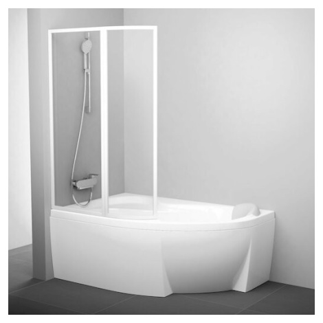 Ravak Supernova vanová zástěna 160x160 cm bílá 76l90100z1 VSK2RO160T0L