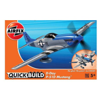 Airfix Quick Build letadlo J6046 - D-Day P-51D Mustang