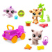 Littlest pet shop zvířátka Safari 3 ks BF00524