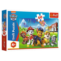 Trefl puzzle 60 dílků - Tlapková patrola v trávě / Viacom PAW Patrol