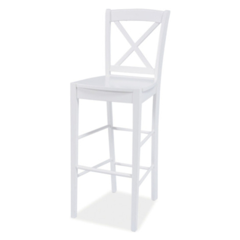 Bílé barové židle