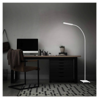 Briloner LED stojací lampa Servo, stmívatelná, CCT, bílá