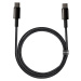 Baseus Tungsten Gold kabel USB-C/USB-C 100W 1m černý
