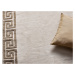 Diamond Carpets koberce Ručně vázaný kusový koberec Greek DESP P86 Ivory White Antique Mud - 300