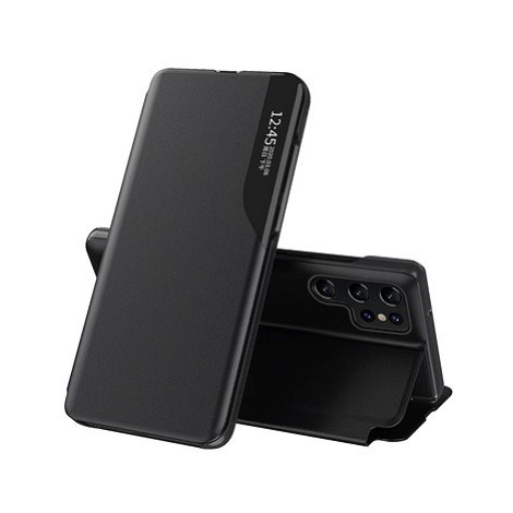 MG Eco Leather View knížkové pouzdro pro Samsung Galaxy S23 Ultra, černé