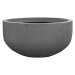 Květináč City bowl, barva šedá, více velikostí - PotteryPots Velikost: S - v. 50 cm, ⌀ 92 cm
