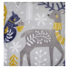 Vánoční deka z mikrovlákna FESTIVE PETS šedá 130x170 cm