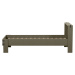 WOOOD Postel BOBBY borovice khaki 200x90cm