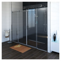 DRAGON sprchové dveře 1700mm, čiré sklo GD4870
