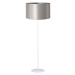 - Stojací lampa CANNES 1xE27/15W/230V 45 cm stříbrná/bílá