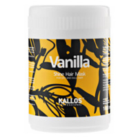 Kallos Vanilla hair mask - regenerační maska na vlasy s leskem Vanilla - 1000ml