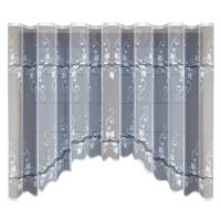Dekorační žakárová záclona s řasící páskou KAMILA 160 bílá 300x160 cm MyBestHome