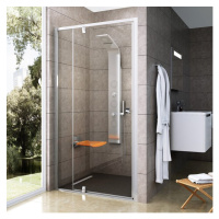 Ravak PIVOT PDOP2 - 110 BRIGHT ALU/TRANSPARENT sprchové otočné dveře 110 cm, lesklý rám, čiré sk