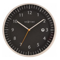 Designové nástěnné hodiny 3058zw Nextime Quick 35cm