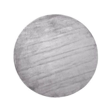 Kulatý viskózový koberec, ? 140 cm, světle šedý GESI II, 252307 BELIANI