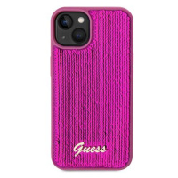 Guess Sequin Script Logo Zadní Kryt pro iPhone 13 Magenta