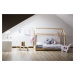 Akce postel domeček + ZDARMA rošt rozměr lůžka: 90 x 180 cm