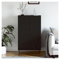 vidaXL Skříň highboard černá 69,5 x 31 x 115 cm kompozitní dřevo