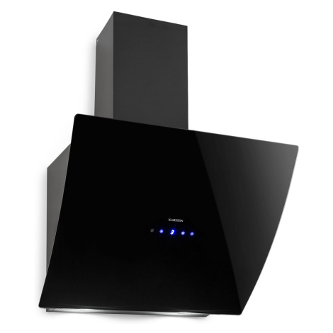 Klarstein Annabelle 60, digestoř, 60 cm, nástěnná, 595 m³/h, dotykový panel, sklo, černá