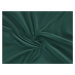 Kvalitex satén prostěradlo Luxury Collection tmavě zelené 90x200