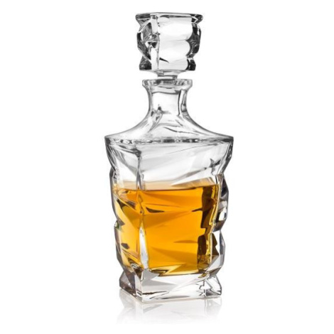 Crystal Bohemia ZIG ZAG karafa na whisky 0,75 l