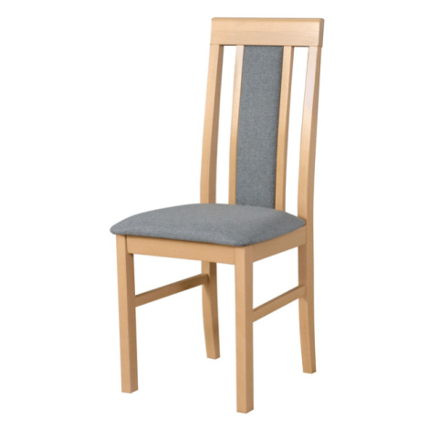 Jídelní židle NILA 2 NEW dub sonoma/světle šedá