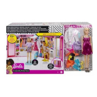 Mattel Barbie Šatník snů s panenkou GBK10