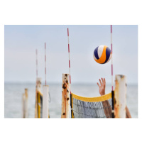 Fotografie Beach volley, M.A. Josephson, 40 × 26.7 cm