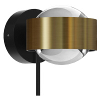 Top Light Puk! 80 Wall LED bodovka čočky čirá mosaz/černá