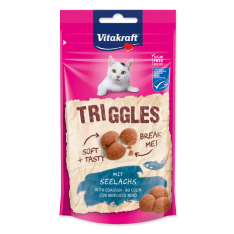 Pochoutka Vitakraft Triggles s lososem 40g