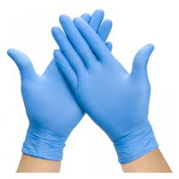Nitrilové rukavice 100 ks, modrá, nepudrované - MIX Rozměr: S