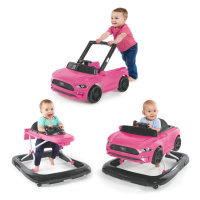 BRIGHT STARTS - Chodítko 3v1 Ford Mustang Pink 6m+, do 11kg