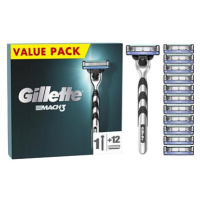 GILLETTE Mach3 + hlavice 12 ks