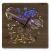 Li-Go Světelné hodiny "Malý princ" 42x42cm provedení povrchu: dub B