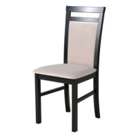 Jídelní židle MILAN 5 černá/béžová