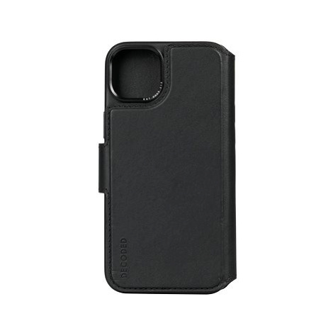 Decoded Leather Detachable Wallet Black iPhone 15 Plus