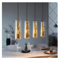 Eglo 79344 - Lustr na lanku PINTO GOLD 4xE27/40W/230V zlatá 79344