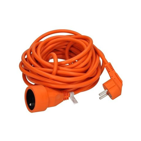 Solight Prodlužovací kabel, 1 zásuvka, oranžová, 10m