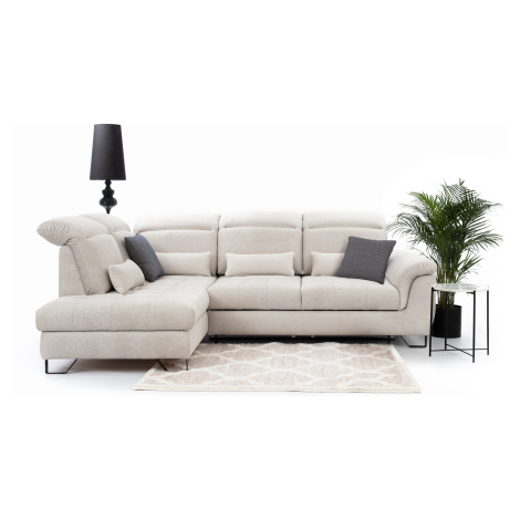 Sedací souprava Giovani 2 Provedení: Levá varianta, Nožičky: Nožičky kovové - černé, látka: Wind