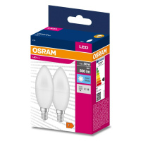 2PAK LED žárovka LED E14 B35 7W = 60W 806lm 4000K Neutrální 220° OSRAM VALUE