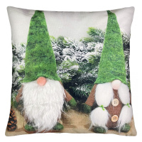 Vánoční polštář s 3D aplikací CHRISTMAS GNOMES II. 40x40 cm Mybesthome Varianta: Povlak na polšt