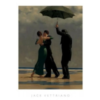 Umělecký tisk Jack Vettriano - Dancer In Emerald, 40 × 50 cm