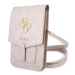 Guess PU 4G Metal Logo Phone Bag Pink