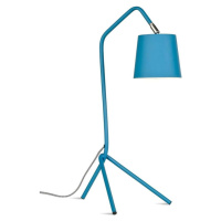 Modrá stolní lampa s kovovým stínidlem (výška 59 cm) Barcelona – it's about RoMi