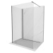 MEXEN/S Kioto Sprchová zástěna WALK-IN 125 x 120 cm, transparent, černá 800-125-212-70-00-120