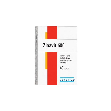 Zinavit 600 Cucavé Tablety 40 Ks Generica