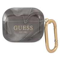 Guess GUA3UNMK pouzdro na Airpods 3. Generace black Marble Collection